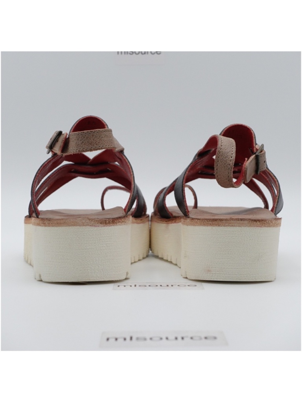 NEW Women's BED/STU Crawler Full Grain Leather Platform Sandals - Picture 4 of 9